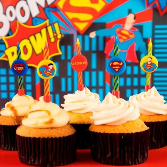 Dc Comics Superman Set Of 10 Birthday Candles Set 10 Candeline