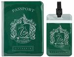 Harry Potter Serpeverde Porta Passaporto E Etichetta Per Valigia