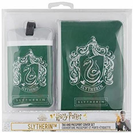 Harry Potter Serpeverde Porta Passaporto E Etichetta Per Valigia - 5