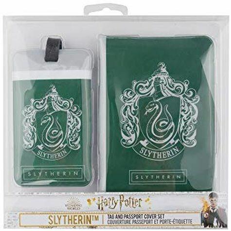 Harry Potter Serpeverde Porta Passaporto E Etichetta Per Valigia - 5