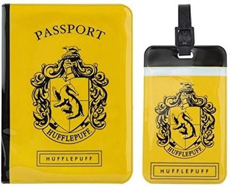 Harry Potter Tassorosso Custodia Passaporto E Porta Etichetta