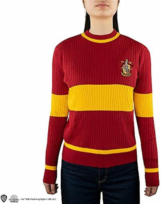 Harry Potter Quidditch Grifondoro Maglione Unisex Tg. L - 3