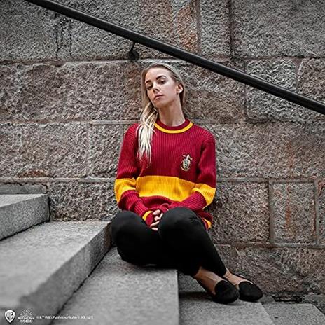 Harry Potter Quidditch Grifondoro Maglione Unisex Tg. L - 4
