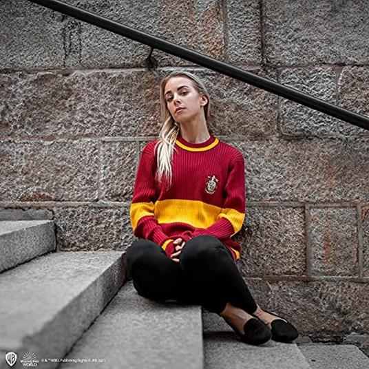 Harry Potter Quidditch Grifondoro Maglione Unisex Tg. L - 4
