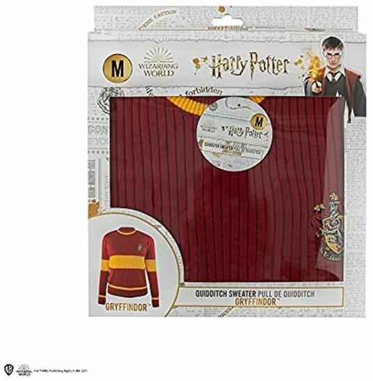 Harry Potter Quidditch Grifondoro Maglione Unisex Tg. L - 5