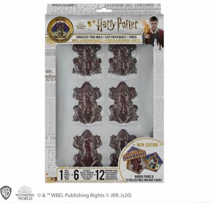 Harry Potter Chocolate Frog Mold With 6 Diy Boxes And 12 Wizard Cards