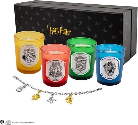Harry Potter Candle Set Di 4 Con Braccialetto Cinereplicas