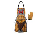 Masters Of The Universe Cooking Grembiule Con Oven Mitt He-man Cinereplicas