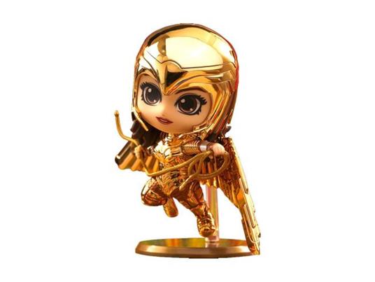 Wonder Woman 1984 Cosbaby (s) Mini Figura Golden Armor Wonder Woman (metallic Gold Version) 10 Cm Hot Toys
