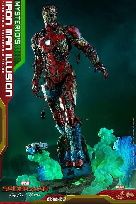 figurina Hot Toys MMS580 - Marvel Comics - Spider-Man : Far From Home - Mysterio''s Iron Man Illusion - 3