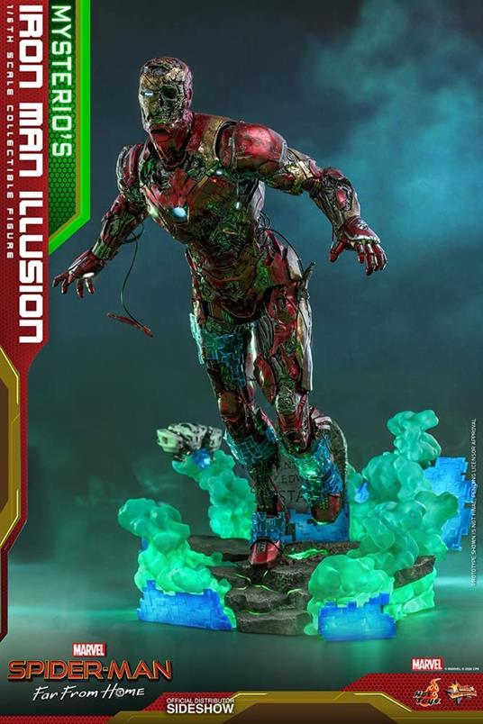 figurina Hot Toys MMS580 - Marvel Comics - Spider-Man : Far From Home - Mysterio''s Iron Man Illusion - 5