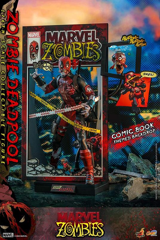 figurina Hot Toys CMS06 - Marvel Zombies - Zombie Deadpool - 2