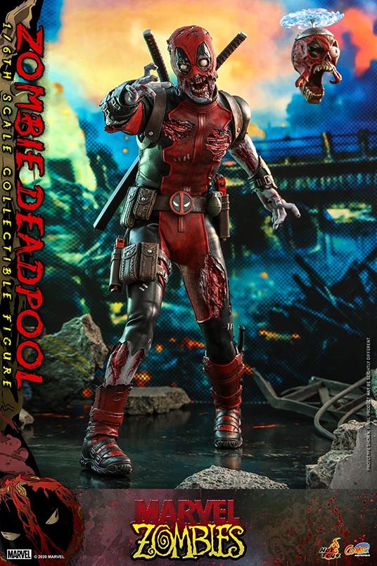 figurina Hot Toys CMS06 - Marvel Zombies - Zombie Deadpool - 3