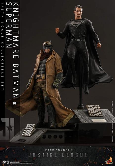 Zack Snyder''s Justice League Action Figura 2-pack 1/6 Knightmare Batman E Superman 31 Cm Hot Toys - 2