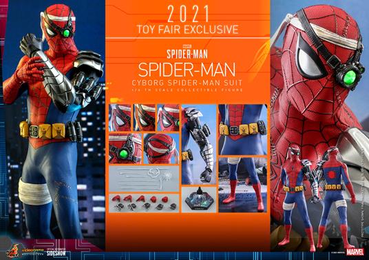 figurina Hot Toys VGM51 - Marvel''s Spider-Man - SpiderMan Cyborg Spiderman Suit