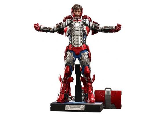Iron Man 2 Movie Masterpiece Action Figura 1/6 Tony Stark (mark V Suit Up Version) Deluxe 31 Cm Hot Toys