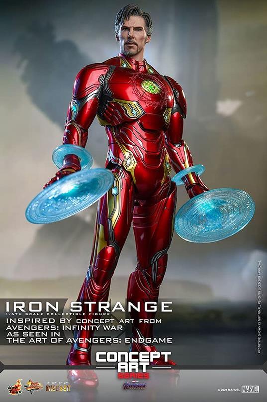 figurina Hot Toys MMS606D41 - Marvel Comics  - Avengers : EndGame - Iron Strange Standard Version - 3
