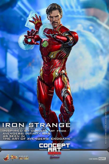 figurina Hot Toys MMS606D41 - Marvel Comics  - Avengers : EndGame - Iron Strange Standard Version - 5