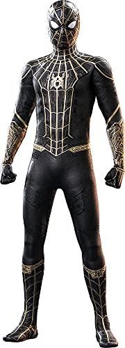 figurina Hot Toys MMS604 - Marvel Comics - Spider-Man : No Way Home - Spider-Man Black & Gold Suit