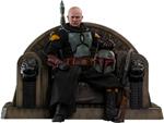 figurina Hot Toys TMS056 - Star Wars : The Mandalorian - Boba Fett Repaint Armor Version & Throne Standard Version
