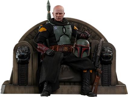 figurina Hot Toys TMS056 - Star Wars : The Mandalorian - Boba Fett Repaint Armor Version & Throne Standard Version