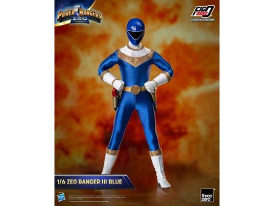 Power Rangers Zeo Figzero Action Figura 1/6 Ranger Iii Blue 30 Cm Threezero