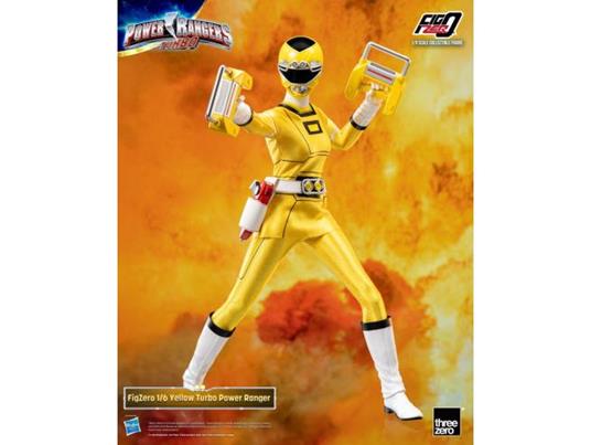 Power Rangers Turbo Figzero Action Figura 1/6 Yellow Turbo Power Ranger 30 Cm Threezero