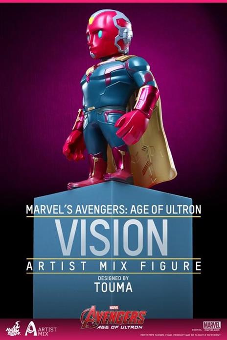 Avengers Age Of Ultron Artist Mix Bobble Head Vision 13 Cm - 7