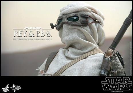 Action Figure Hot Toys Movie Masterpiece Star Wars Episode Vii The Force Awakens. Rey & Bb-8 - 13
