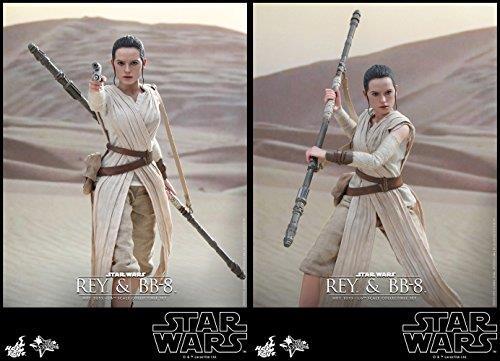 Action Figure Hot Toys Movie Masterpiece Star Wars Episode Vii The Force Awakens. Rey & Bb-8 - 5