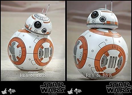 Action Figure Hot Toys Movie Masterpiece Star Wars Episode Vii The Force Awakens. Rey & Bb-8 - 3