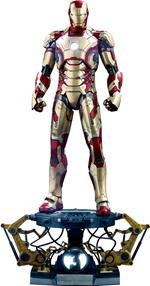 figurina Hot Toys QS008 - Marvel Comics - Iron Man 3 - Iron Man Mark 42 Deluxe Version