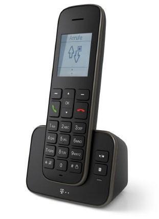 Telekom Sinus A 207 Telefono DECT Nero Identificatore di chiamata