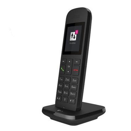 Telekom Speedphone 12 schwarz Mobilteil/Ladeschale telefono IP Nero Cornetta wireless TFT