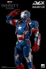 Infinity Saga Dlx Action Figura 1/12 Iron Patriot 17 Cm Threezero