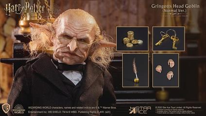 Harry Potter: Gringotts Head Goblin 1/6 Af