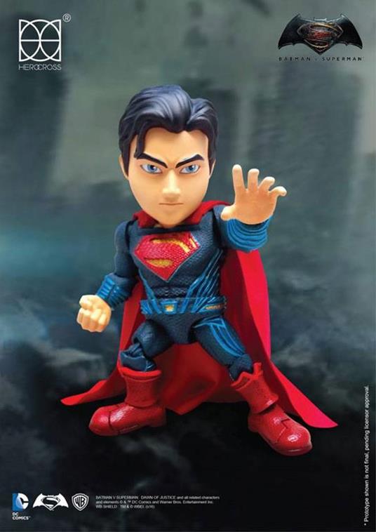 Batman v Superman Hybrid Metal Action Figure Superman 14 cm Herocross Comics Figures