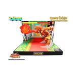 Street Fighter II Diorama Action Figures Big Boys Toys WIth sounds and lights Luci e suoni PVC Dhalsim
