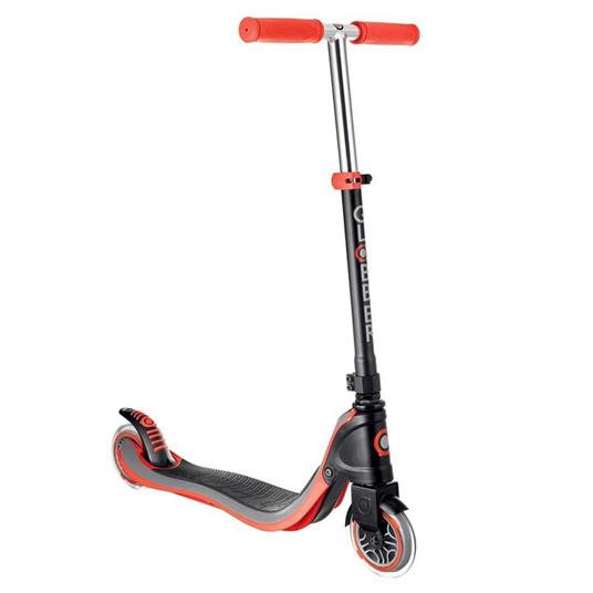 Monopattino 2 ruote Doppia Iniezione 3 Altezze Max 100Kg Globber Flow 125 Rosso - 2