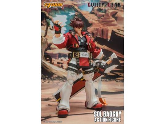 Guilty Gear Action Figura 1/12 Sol Badguy 18 Cm Storm Collectibles
