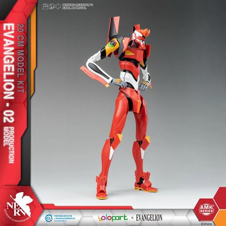 Yolopark - Neon Genesis Evangelion - AMK Series Plastic Model Kit Eva-02 20 cm - 2