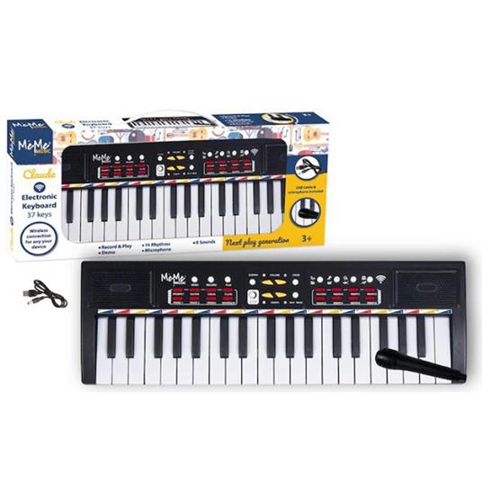 Tastiera Elettronica Claude Wireless 37 Tasti Con Microfono E Usb  Music Nxt112372