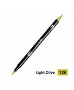 Tombow Confezione Pz 6 Pennarello Dual Brush 126-Light Olive