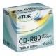 TDK CD-R80SCA-L CD vergine CD-R 700 MB 10 pezzo(i)
