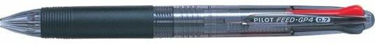 Penna a sfera multifunzione Pilot Feed GP-4 BeGreen rosso-verde-blu-nero punta 0,7 mm