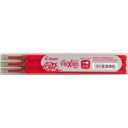 Penna a sfera cancellabile Pilot Frixion Point 0,5 rosso punta 0,5 mm. Confezione 3 pezzi