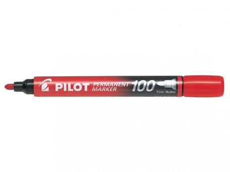 Pilot Permanent Marker 100 Rosso
