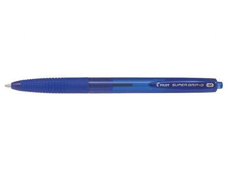 Penna a sfera Nykor Pilot Supergrip-G A Scatto Punta M Blu