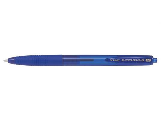 Penna a sfera Nykor Pilot Supergrip-G A Scatto Punta M Blu