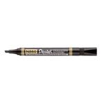 Marcatore permanente Pentel N860 punta a scalpello 4.5 mm nero N860-AE (Conf.12)